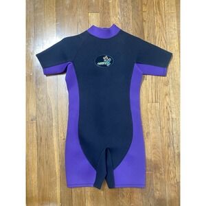 Akona Adventure Gear Wetsuit Black & Purple Youth XL/Women's Small